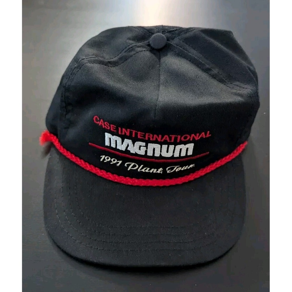 RARE VINTAGE CASE INTERNATIONAL MAGNUM "1991 PLANT TOUR"  BLACK‎ USA MADE